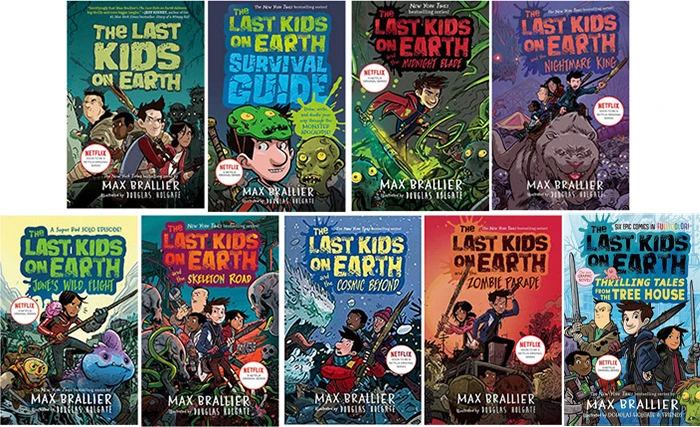 9 Books/Set The Last Kids on Earth Netflix Children Picture Book